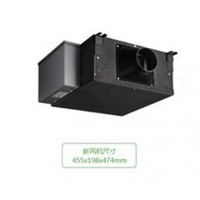 美浩舒适家：美的(Midea) 除霾新风机XKJG150(黑色)