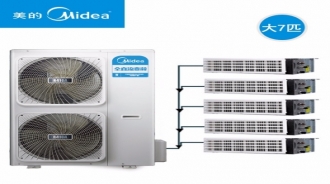 Midea/美的MDVH-V180W/N1-612TR(E1)变频节能家用中央空调一拖五