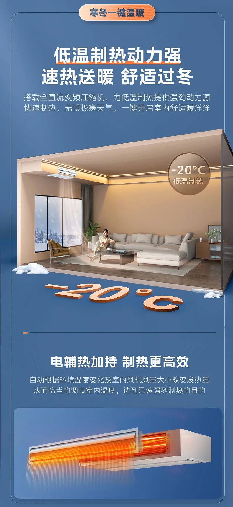 [ 美的玲珑 2 代新能效]中央空调空间有限 设计破限