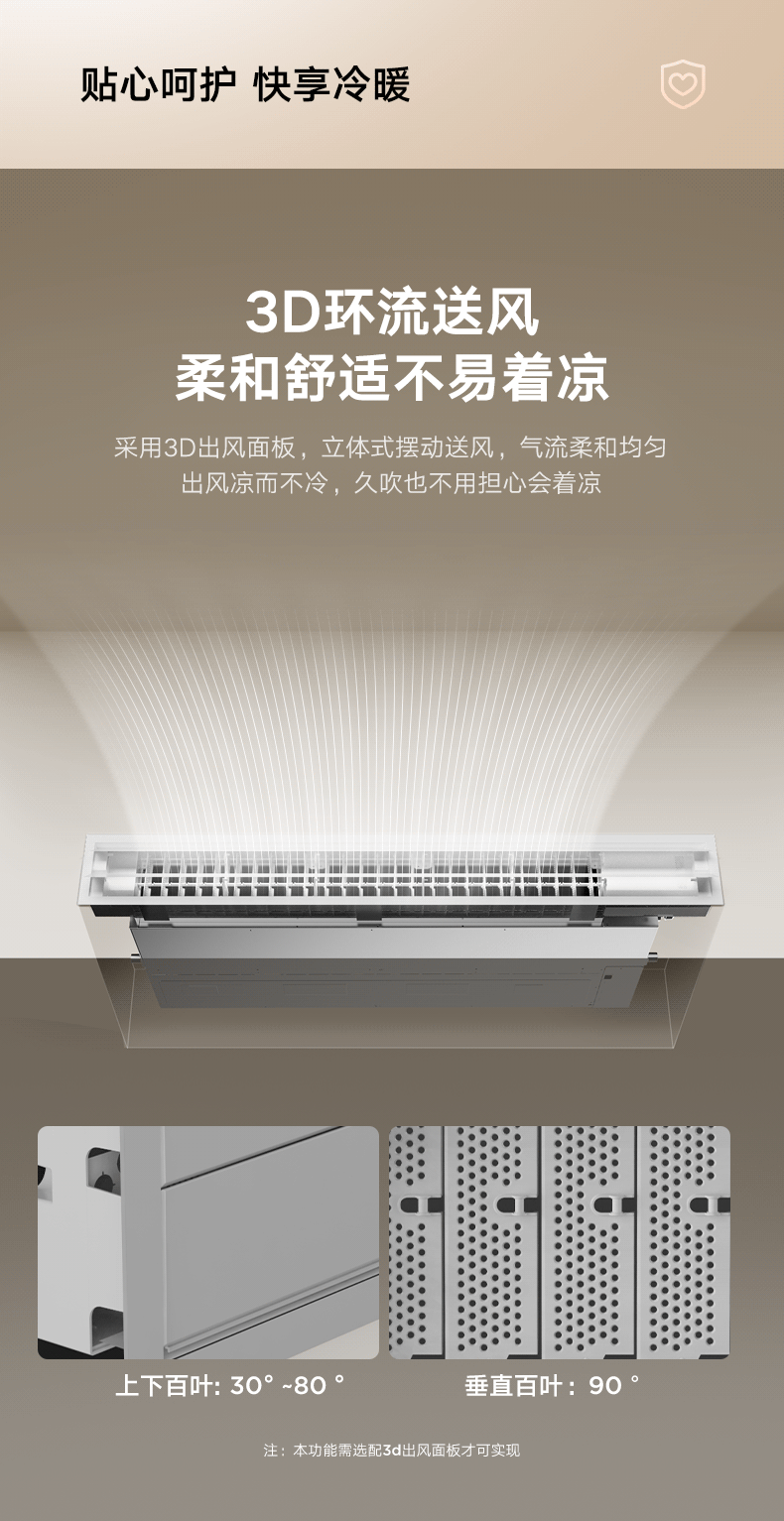 [美的乐享 2 代]客厅中央空调智控旗舰 强劲性能  全直流变频技术|3D环流风|一级能效