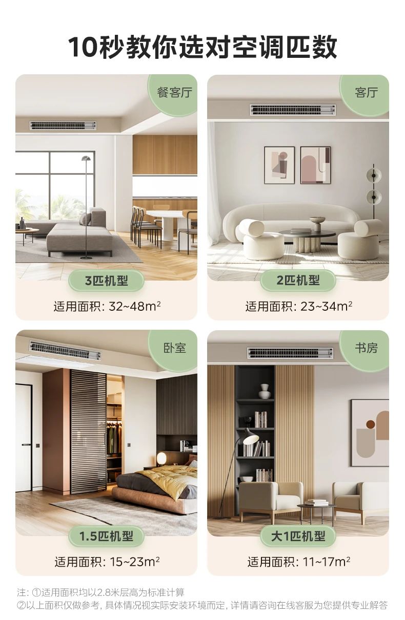 [美的乐享 3 代]客厅中央空调智控旗舰 强劲性能 R32冷媒 全直流变频技术|3D环流风|一级能效