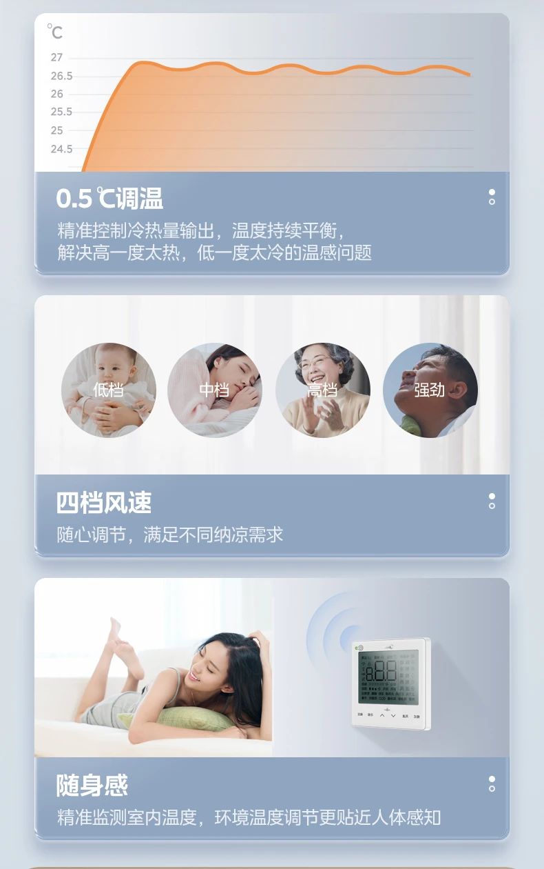 [美的雅境]客厅中央空调无线互联 科技智控 三维风温智控|嵌入式安装|无线智联