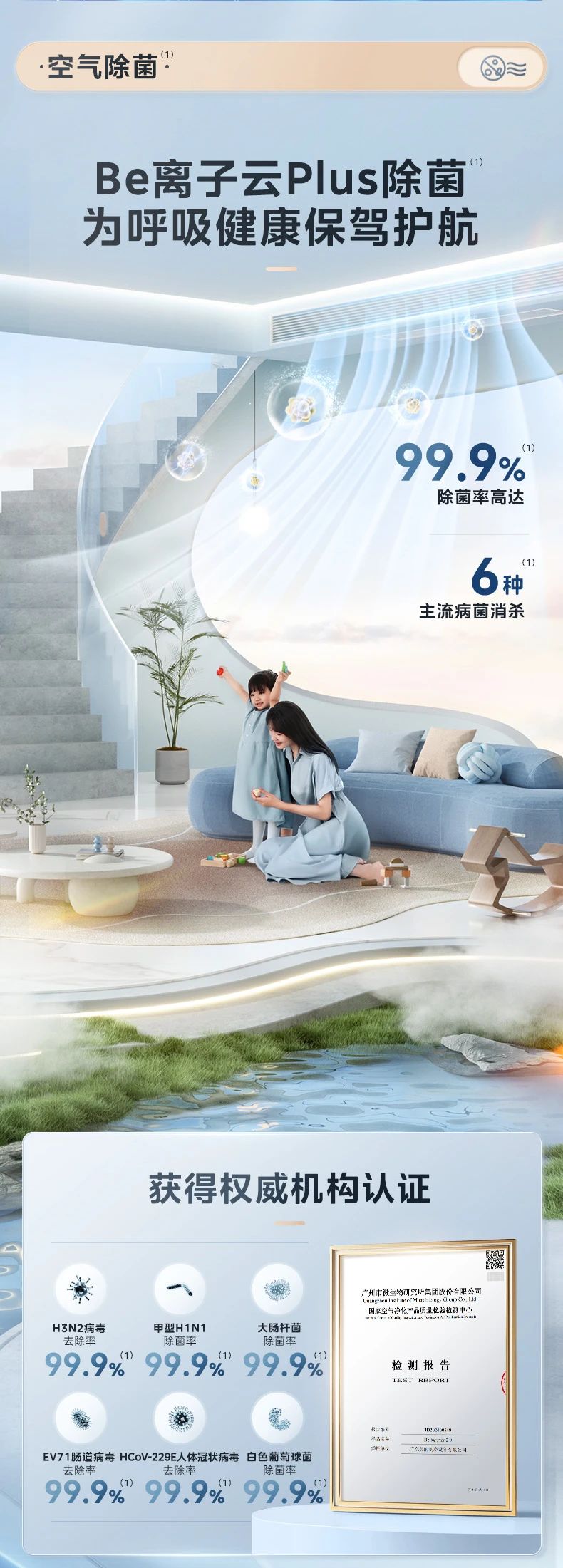 [美的美家]客厅中央空调健康空调选美家 专业健康空气系统|泰坦外机|全直流一级变频