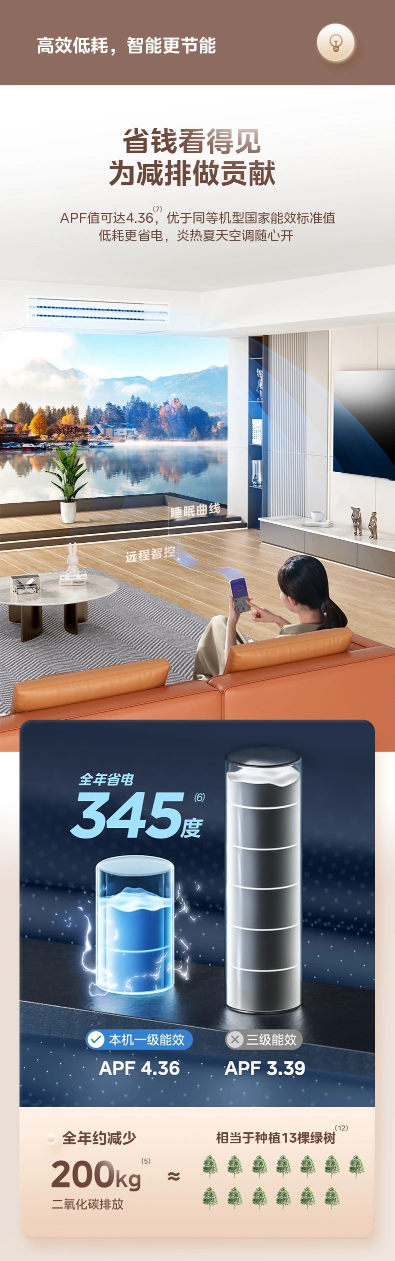 [美的设计家]客厅中央空调长效除醛 多彩智控 嵌入式安装|长效除醛|第四代智清洁