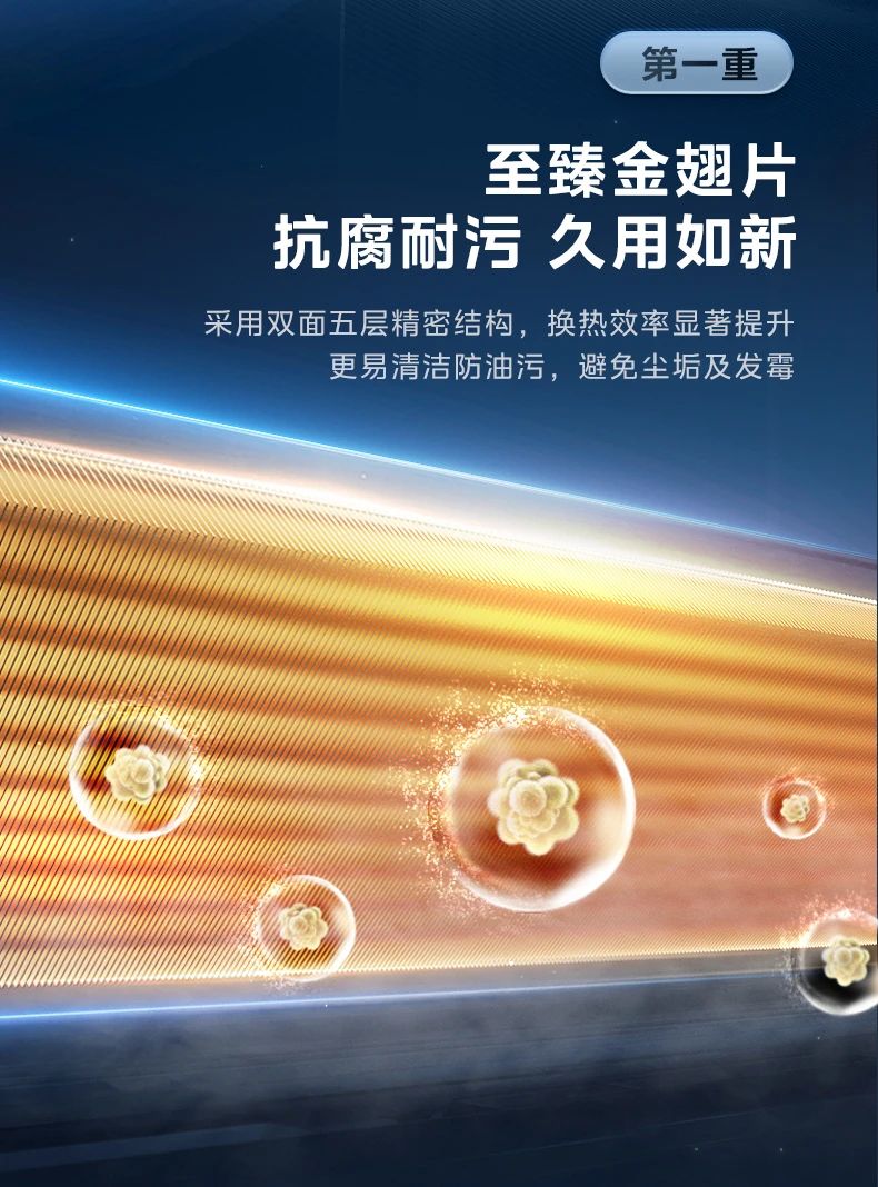 [美的 超薄轻音]内机超薄灵活装 轻音运行 低噪运行|安全监测|恒净科技