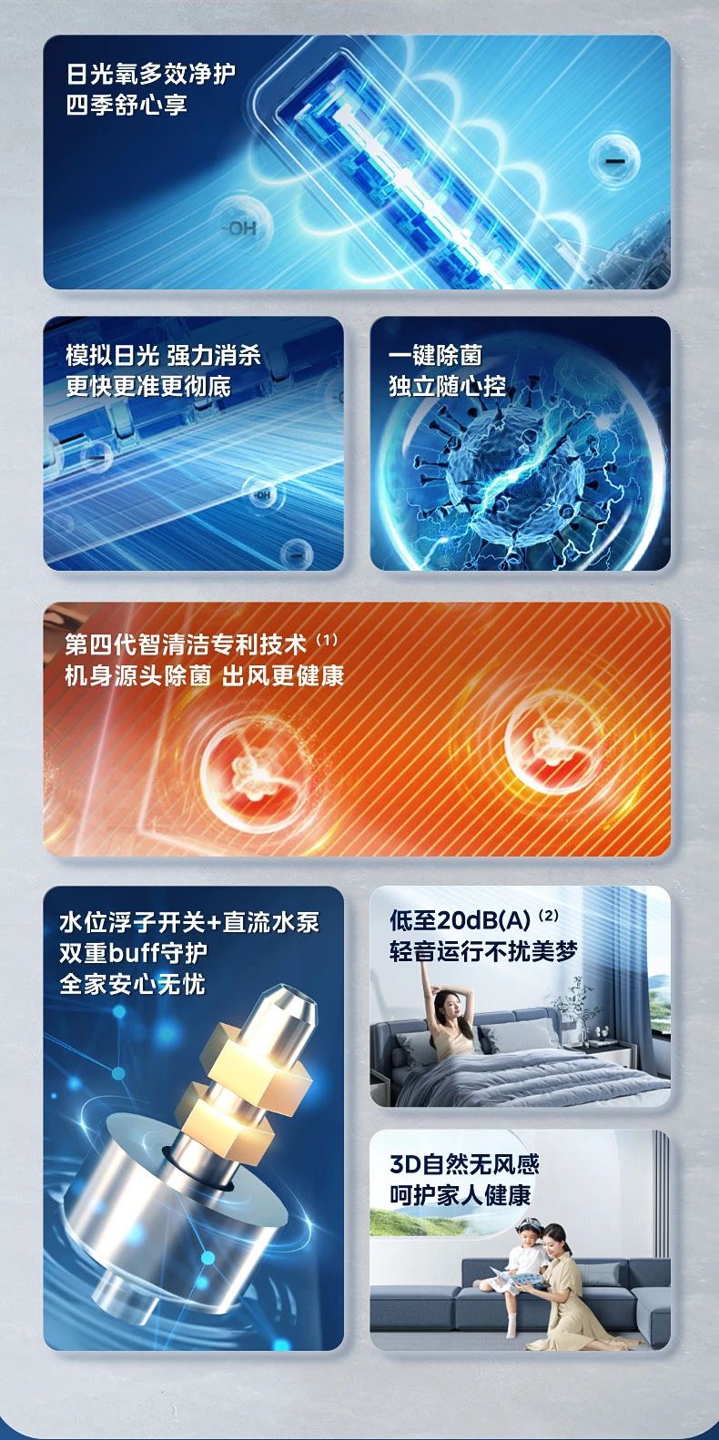 [美的 设计家除醛]内机AMC活氧分解 高效除醛 长效无耗材|≥99%除醛率