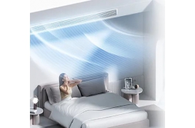 [美的 超薄轻音]内机超薄灵活装 轻音运行 低噪运行|安全监测|恒净科技